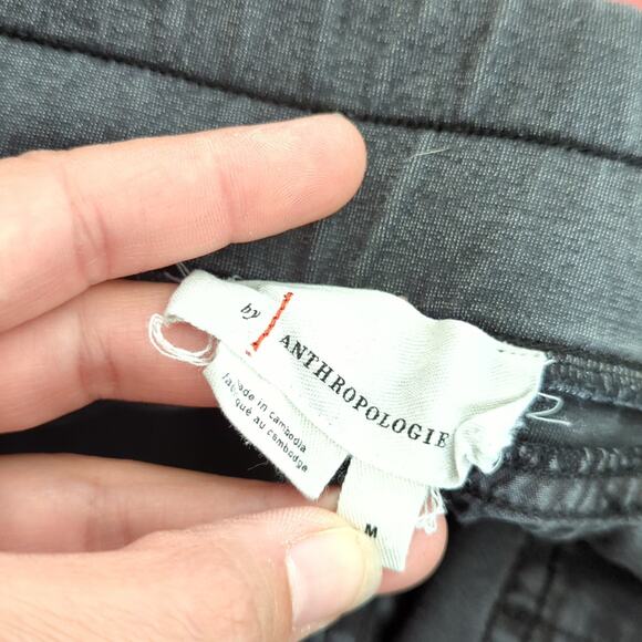 Anthropologie Nomad Joggers Gray Black Medium Casual Loose Drawstring Carpenter - Picture 7 of 11